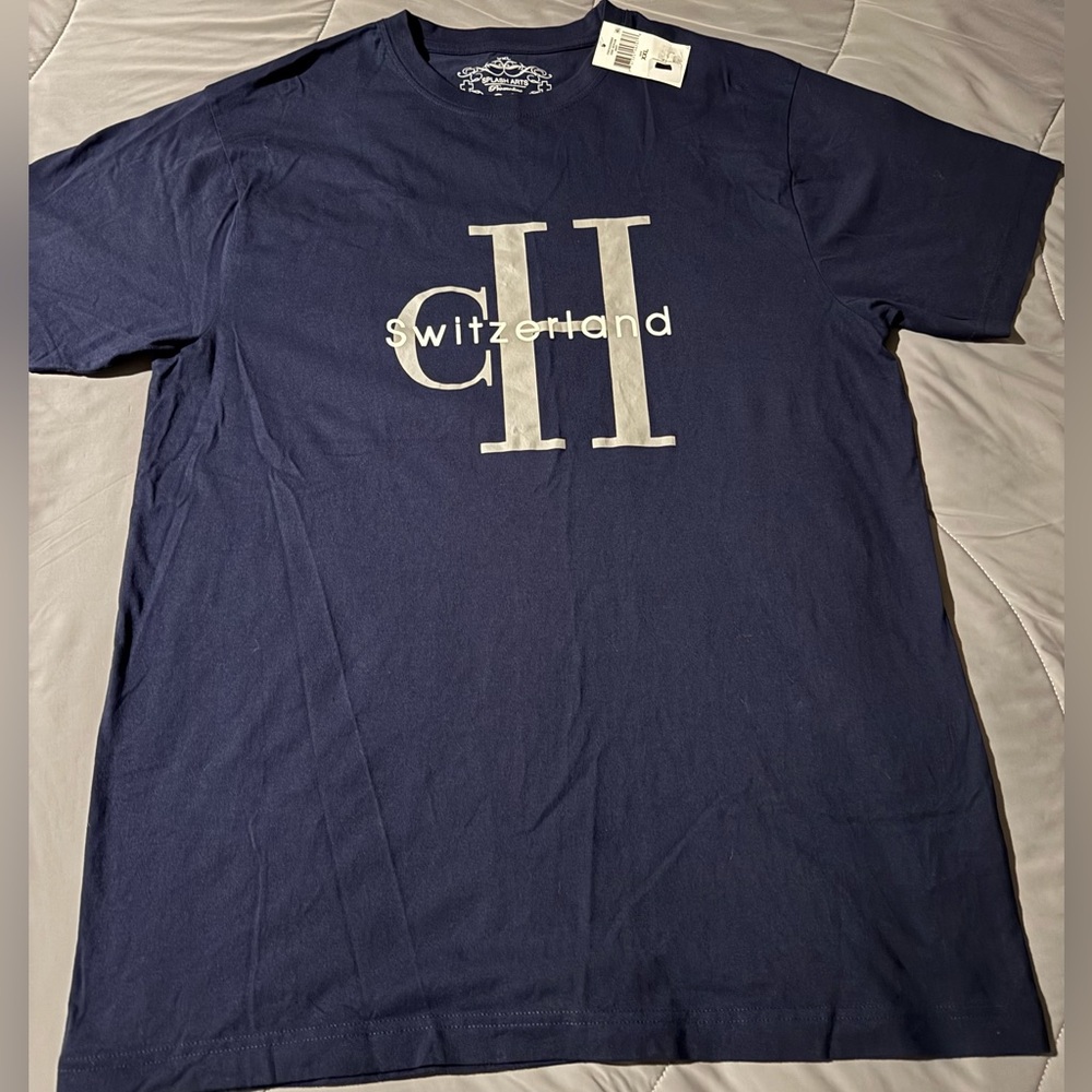 T-shirt Switzerland NWT- Dark Blue.